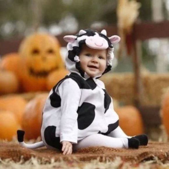 Carter's Costumes Carters Adorable Baby Cow Halloween Costume Dress